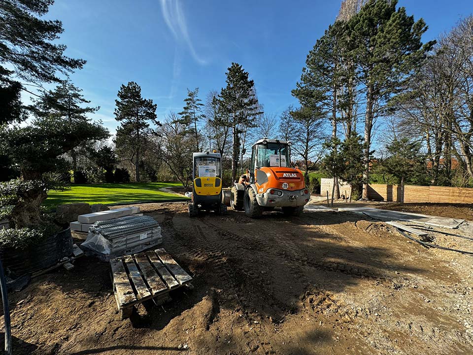Gartengestaltung mit Terrassierung