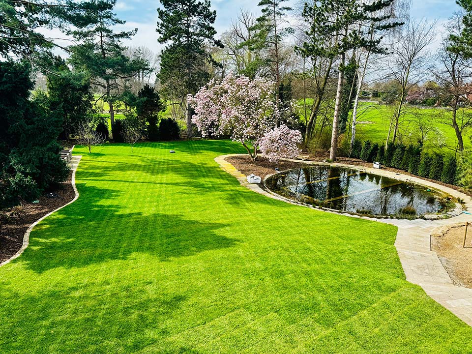 Bewässerungstechnik in der Gartenanlage
